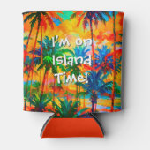 [Tequila Sunrise] Tropical Island Time Drink Beer Blikjeskoeler (Voorkant)