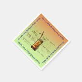 Tequila Sunrise Verjaardagsfeest Servet (Hoek)