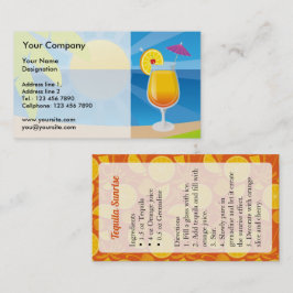 Tequila Sunrise Visitekaartje