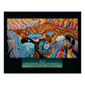 'Tequila Sunset' glanzend Poster (Voorkant)