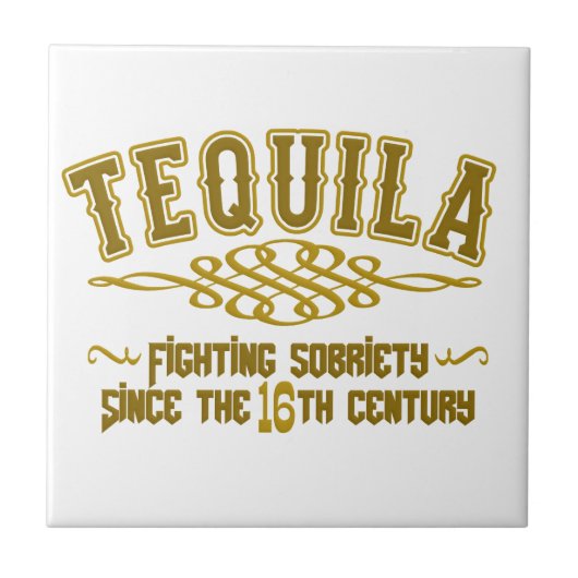 TEQUILA-tegel Tegeltje (Voorkant)