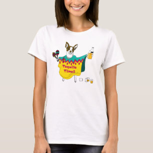 Tequila Time." Chihuahua T-Shirt