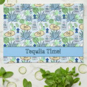 Tequila Time Cocktails Agave Planten en Sombreros Theedoek (Gevouwen)