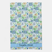 Tequila Time Cocktails Agave Planten en Sombreros Theedoek (Verticaal)