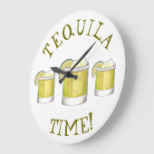 Tequila Time Margarita Cocktail Mixed Drink Limoen Grote Klok (Hoek)