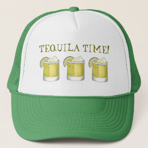 Tequila Time Margarita Cocktail Mixed Drink Limoen Trucker Pet