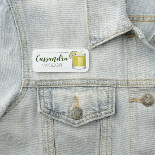 Tequila Time Margarita Gemengd Drink Cocktail Naamplaatje (In situ)