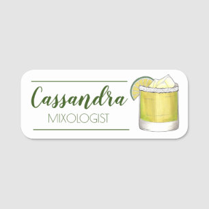 Tequila Time Margarita Gemengd Drink Cocktail Naamplaatje