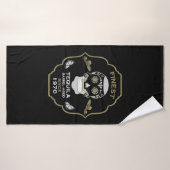 Tequila verjaardag boven de heuvel badhanddoek (Badhanddoek)