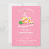Tequila vrijgezellenfeest uitnodiging (Voorkant)