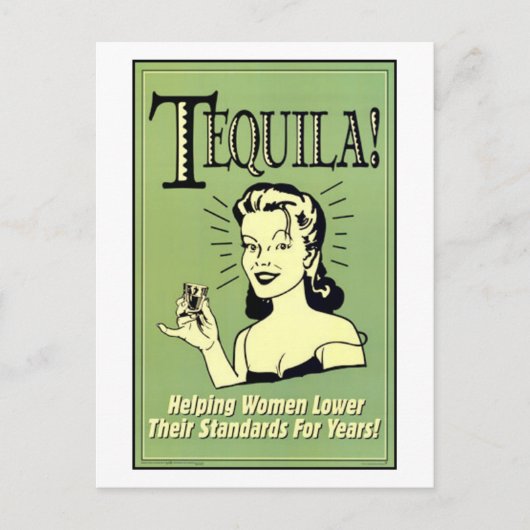 Tequila - Vrouwen helpen hun normen voor Briefkaart (Voorkant)