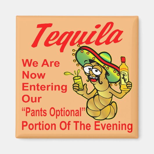 Tequila we gaan nu naar onze keuze magneet (Voorkant)