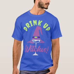 Tequila Wine Lover Drink heksen Halloween op T-shirt