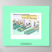 Tequila Worm Rehab Funny Cartoon Poster (Voorkant)