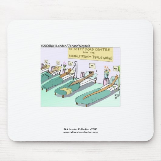 Tequila Worm Rehab-Muismatten Muismat (Voorkant)