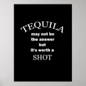 Tequila Worth a Shot Poster (Voorkant)