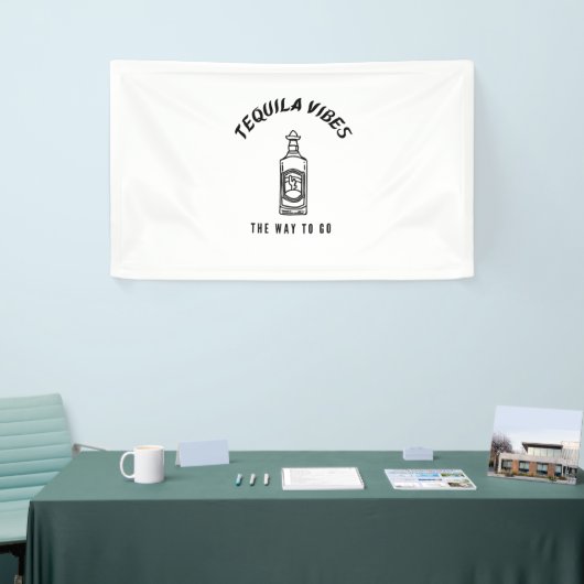 Tequila ziet de weg spandoek (Beurs)