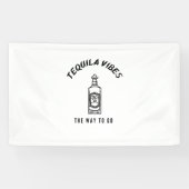 Tequila ziet de weg spandoek (Horizontaal)