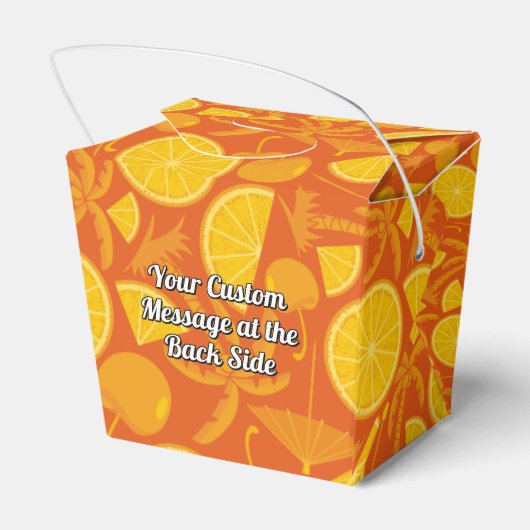 Tequila-zonsopgang Bedankdoosjes (Achterkant)