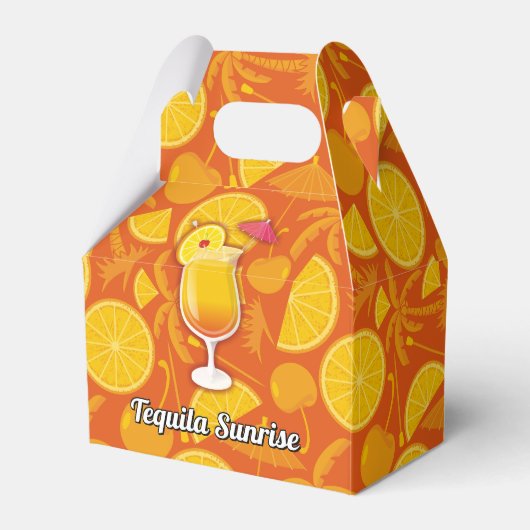 Tequila-zonsopgang Bedankdoosjes (Voorkant Zijde)
