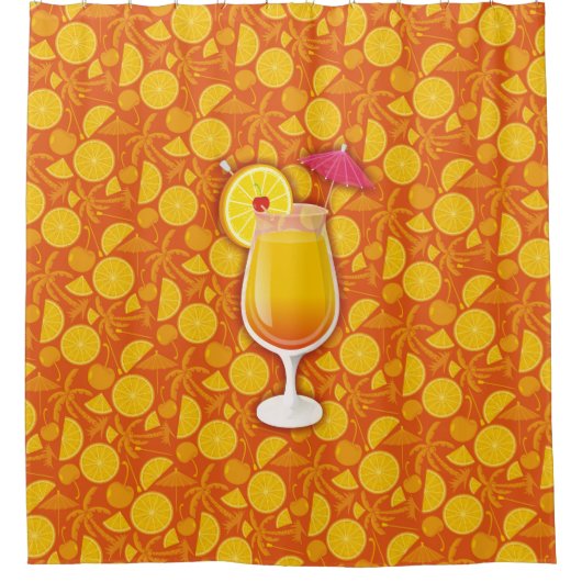 Tequila-zonsopgang Douchegordijn (Voorkant)