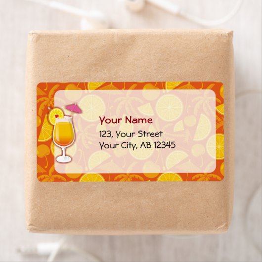 Tequila-zonsopgang Etiket (Insitu)