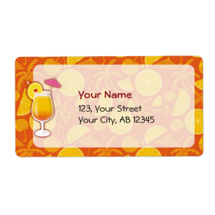 Tequila-zonsopgang Etiket