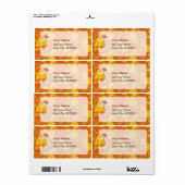 Tequila-zonsopgang Etiket (Full Sheet)