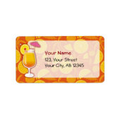 Tequila-zonsopgang Etiket (Voorkant)