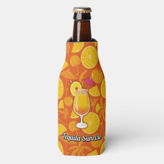 Tequila-zonsopgang Flesjeskoeler (Fles Voorkant)