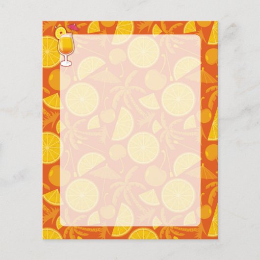 Tequila-zonsopgang Flyer (Voorkant)