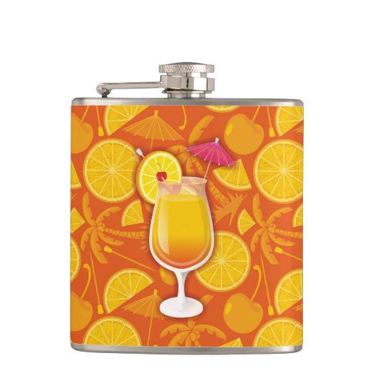 Tequila-zonsopgang Heupfles (Voorkant)