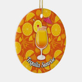 Tequila-zonsopgang Keramisch Ornament (Rechts)