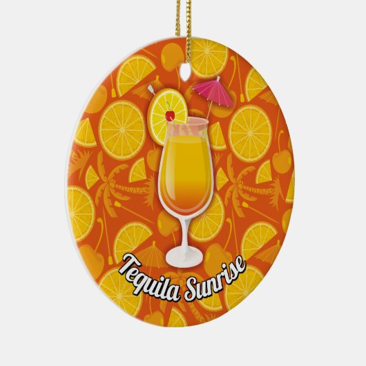 Tequila-zonsopgang Keramisch Ornament (Rechts)