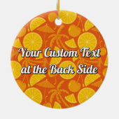 Tequila-zonsopgang Keramisch Ornament (Achterkant)