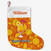 Tequila-zonsopgang Kleine Kerstsok (Voorkant)