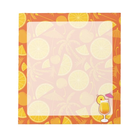 Tequila-zonsopgang Notitieblok (Voorkant)