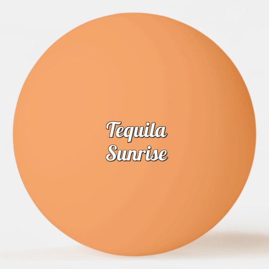 Tequila-zonsopgang Pingpongbal (Achterkant)