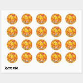 Tequila-zonsopgang Ronde Sticker (Vel)