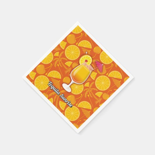 Tequila-zonsopgang Servetten (Hoek)