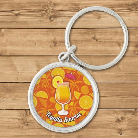 Tequila-zonsopgang Sleutelhanger