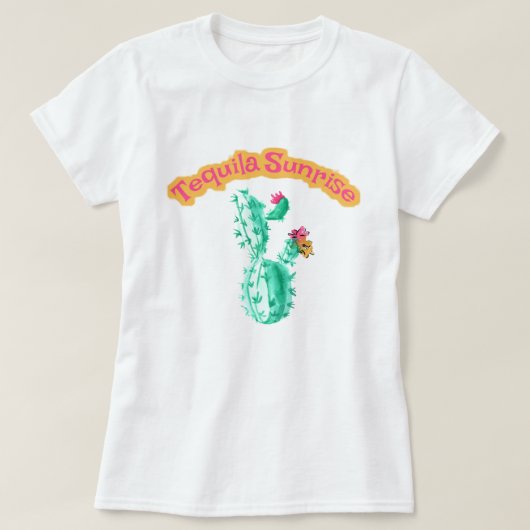 Tequila-zonsopgang T-shirt (Design voorkant)