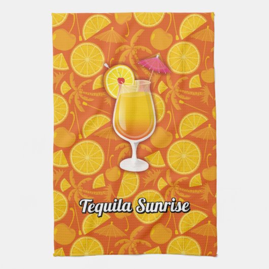 Tequila-zonsopgang Theedoek (Verticaal)