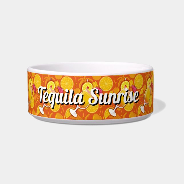Tequila-zonsopgang Voerbakje (Voorkant)