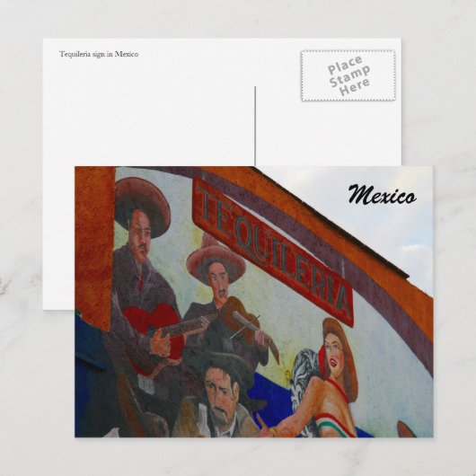 tequileria briefkaart (Voorkant / Achterkant)