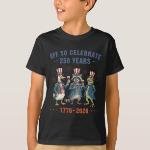 Ter ere van 250 jaar vieren 1776 2026 250ste Ameri T-shirt