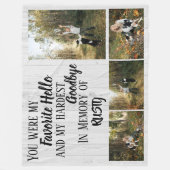 Ter herinnering aan Pet Fleece Deken (Voorkant)