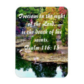 Ter herinnering aan Psalm 116:15 Magneet (Verticaal)