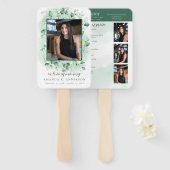 Ter Herinnering Eucalyptus Groendienstverlening Handwaaier (Voorkant en achterkant)