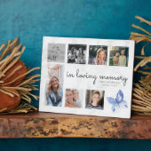 Ter Herinnering Foto Familiegedenkteken Fotoplaat (Zijkant)